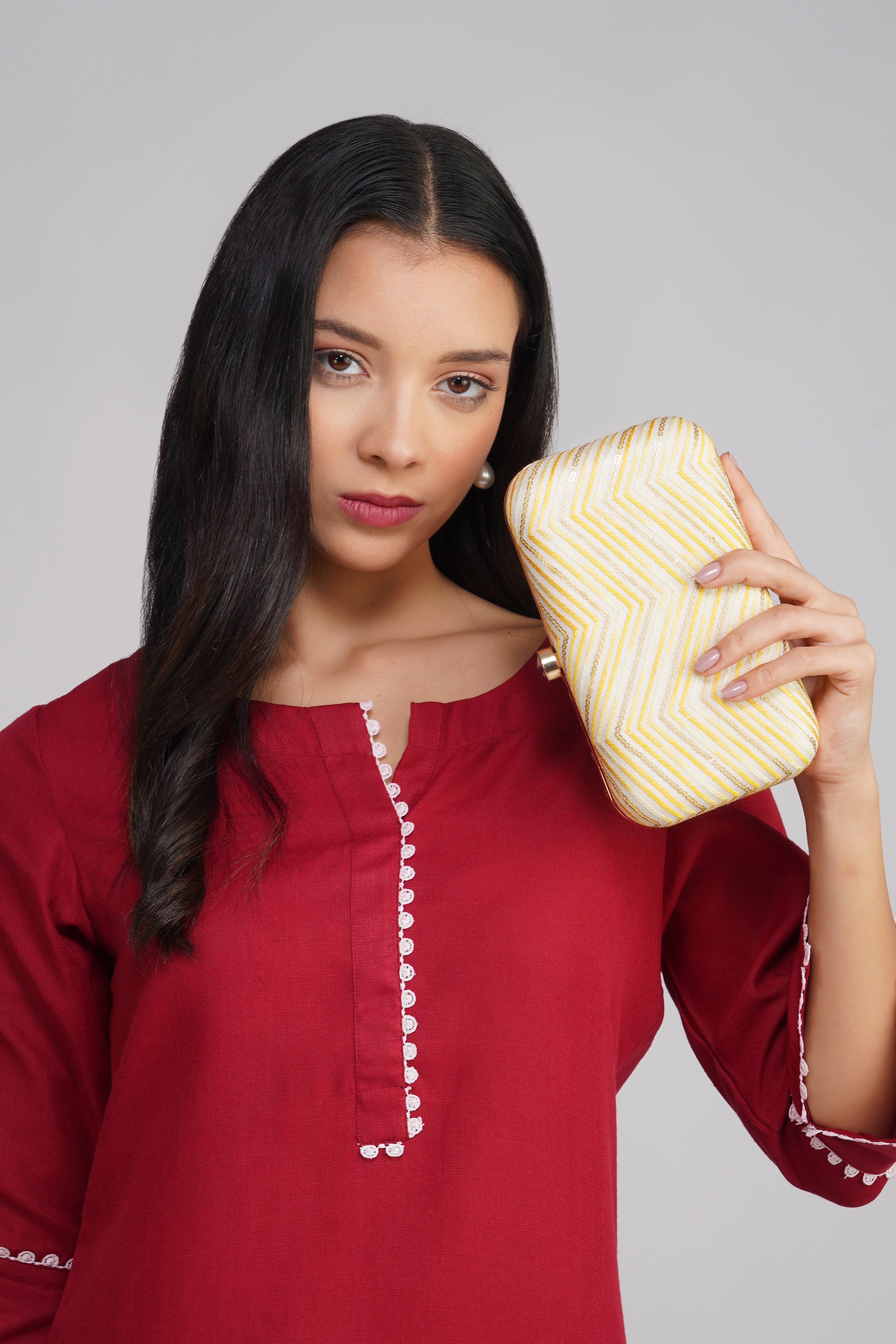 Nice-G Cultural Crafted Clutch for Indian Weddings & Occasions